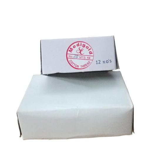 Medcheck Cotton Thread Reel ( 10MTR/22 MTR) - Pack of 12