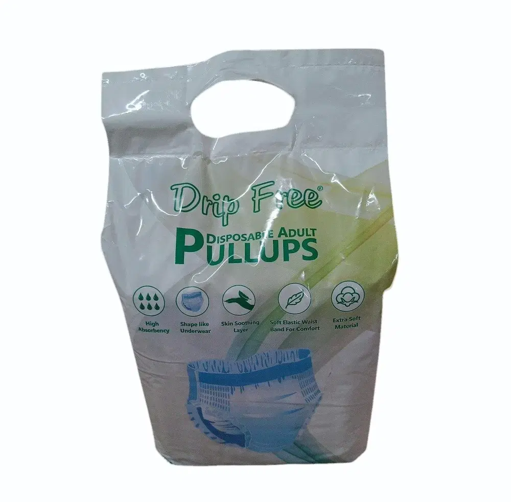 Drip Free Disposable Pull Ups Adult Diaper, Large