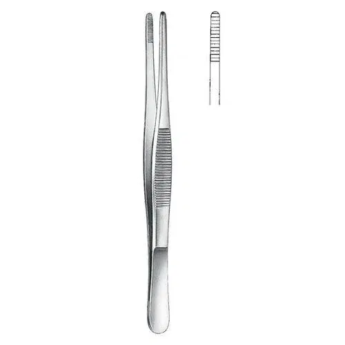 Surgical Instrument Forceps Plain 6INCH Premium German Quality