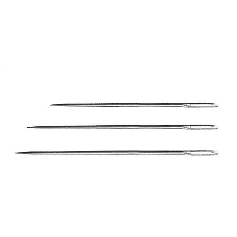 Suture Needles - Straight Cutting / Triangular - 6 Needle Pack